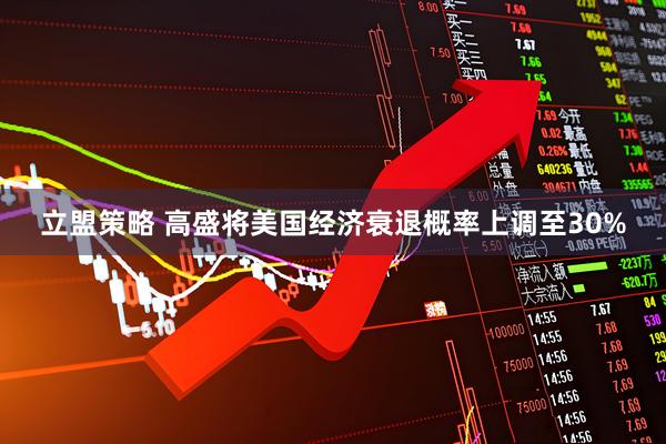 立盟策略 高盛将美国经济衰退概率上调至30%