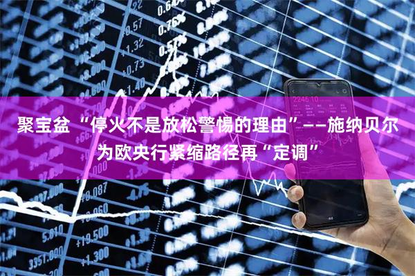 聚宝盆 “停火不是放松警惕的理由”——施纳贝尔为欧央行紧缩路径再“定调”
